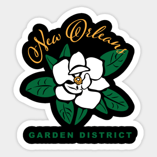 Garden District Yellow and green Sticker